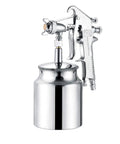 Pro Grade Aluminum Airbrush Sprayer With 400ML Hopper And Corrosion Resistant Steel Needle Heavy Duty Pneumatic Paint Gun for detailed applications.