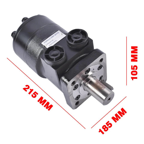 Replacement Hydraulic Motor For H Series Equipment - OE 101-1100-009, 1011100009, 101-1100 Compatible, High Torque And Smooth Rotation, Efficient Power Transmission For Machinery And Heavy Duty Vehicles, 215 x 105 x 185 mm