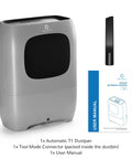Touchless Vacuum Dustpan With Infrared Auto Sweep And Hose Tool Ultra Fast And Beast Mode Power Corded Canister Cleaner