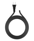 Heavy Duty 10 Ft UL Listed 16Awg AC Power Replacement Cord For Porter Cable Reciprocating Saw 738 747 9737 9740, coiled with plug.