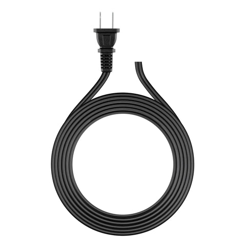 Heavy Duty 10 Ft UL Listed 16Awg AC Power Replacement Cord For Porter Cable Reciprocating Saw 738 747 9737 9740, coiled with plug.