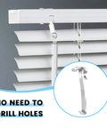 Built Like A Tank 24 Pack Window Blinds Valance Clips Replacement For Curtains Durable Plastic Hold Downs on blinds.