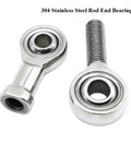 Built Tough 304 Stainless Steel Rod End Bearings For Real Smooth Linkage Motion Hella Durable Precision Threads ideal for custom machinery use.