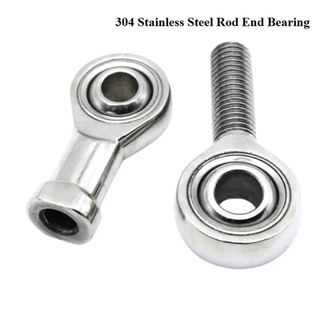Built Tough 304 Stainless Steel Rod End Bearings For Real Smooth Linkage Motion Hella Durable Precision Threads ideal for custom machinery use.