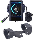 Direct Fit Electric Bike LCD Display Holder For Bafang 850C And C965 Monitors Sturdy Plastic Mount Bracket Replacement Easy Install E Bike Screen Holder Precision Fit No Drill
