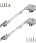 Heavy Duty Soft Close Hinges For Toy Boxes And Wooden Chests, Lid Stay Support Keeps The Lid Open In Any Position, 2 Pack