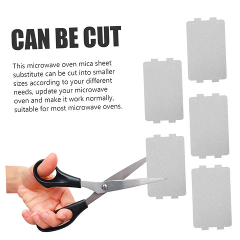 Mica Sheets For Microwave Oven Heat Resistant Insulation Plates 10 Pieces can be cut with scissors for custom fit