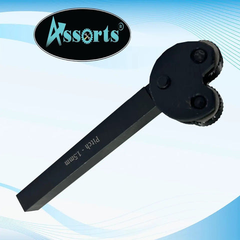 Knurling Tool With Pivot Head Diamond Pattern For Lathe And Engine Tools, medium pitch diamond knurl, half inch square shank
