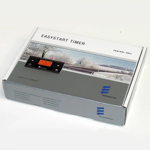 Easystart 7 Day Timer For Eberspacher Heaters, Replacement Part 221000341500 With Diagnostic Fault Code Reading box packaging