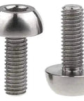 Premium 6 Pack Titanium Bolt Set Round Head Socket Cap Screws M6x17mm Size showing six rust proof fasteners for repairs.