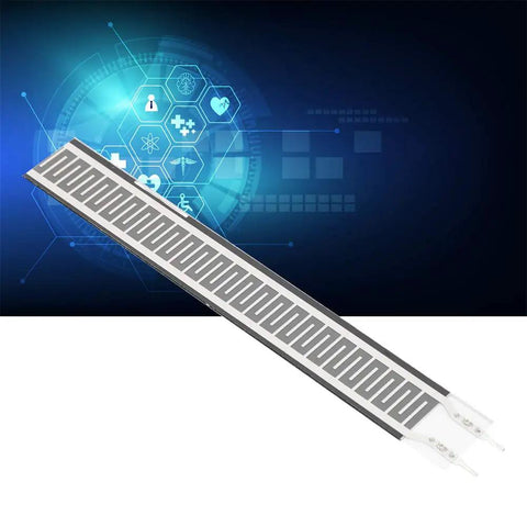2 Pack RP-L-110 Pressure Sensor Set, Ultra Fast 0.01s Response Thin Film Force Sensor, 1000g Range, Rugged Resistive Force Sensor for Detecting Static And Dynamic Forces From 20g To 10kg And Beyond, thin film strip