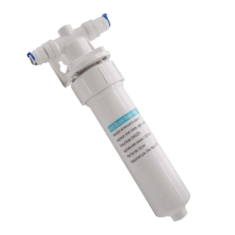 Under Sink Inline Water Filter Kit With Carbon Block Cartridge For Instant Hot Or Pure Water Dispensers Anti Scale Taste Enhancer 1 GPM