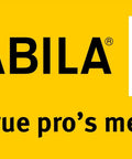 STABILA logo with slogan 'How true pro's measure' on yellow background