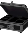 Open Locking Cash Box With Removable Tray And Under Tray Storage For Tickets And Receipts, Combination Lock, Tactical Black