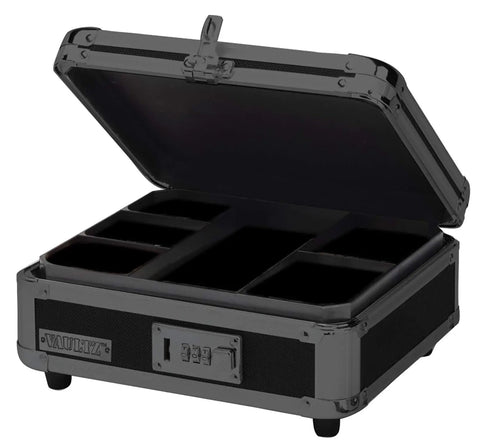 Open Locking Cash Box With Removable Tray And Under Tray Storage For Tickets And Receipts, Combination Lock, Tactical Black