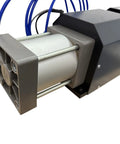 Heavy Duty Pneumatic Cable Cutter Machine With 110V Power For Hard And Soft Wire Cutting Up To 240mm2 Single Clean Stroke close-up of motor assembly.