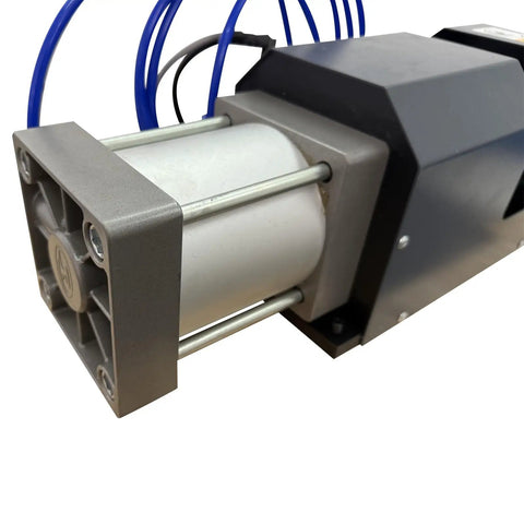 Heavy Duty Pneumatic Cable Cutter Machine With 110V Power For Hard And Soft Wire Cutting Up To 240mm2 Single Clean Stroke close-up of motor assembly.