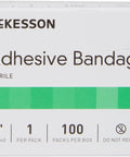 Adhesive Spot Bandage 1 Inch Round Tan Medi Pak Performance Sterile Latex Free Sheer Fabric Easy Stick Medical Grade box