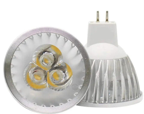 Close-up of MR16 3W LED Bulbs 12V GU5.3 Warm White Spotlight For Landscape Recessed And Track Lighting Pack Of 10 No Brainer Energy Saver
