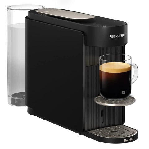 Vertuo Up Coffee And Espresso Maker With Aeroccino Milk Frother By Breville, Six Cup Sizes From 5 To 18 Oz For Coffees And Espressos