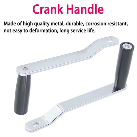 Upgraded Universal Winch Handle With Comfort Grip for trailer winches, marine equipment, and sailboats, front view