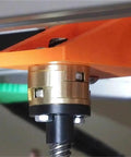 Top Tier Flexible Shaft Coupler 16mm Fits Oldham T8 Z Axis Screw For Hot Bed Reduce Printing Jiggle On 3D Printers And CNC Machines Super Dope Quality Set Includes Five Pieces To Keep Your Build Smooth As Butter And Reliable Every Single Time. 16mm brass coupler on T8 lead screw