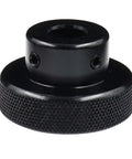 Side view of Black Aluminum Alloy Mini Handwheel For Lathe And Milling Machines CNC Lathe Processing Hand Wheel With Handle 60mm Diameter