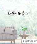 Coffee Signs Wall Decor Sticker Set For Coffee Bar Kitchen Removable DIY Vinyl Decal Wallpaper For Restaurant Home Office