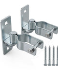 Heavy Duty Wall Mount Gate Hinges For 1 3 8 Inch Pipe Frames Rock Solid No Sag Design with screws included