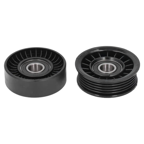 Fauitay Drive Belt Idler Pulley Set 2 Pcs made of durable metal and ABS, designed for smooth quiet operation in Fairlane AU BA BF models.
