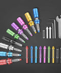 Damn Near Perfect Archery Cushion Plunger With Screw On Arrow Rest Pressure Button Click Action Aluminum Alloy For Recurve And Takedown Bow Accessories In Green To Kill Wobble, assorted colors and tools.
