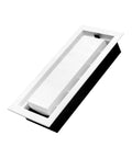 Paintable 4x10 Inch Wall Or Ceiling Vent Cover With Insert Tray Airflow Control Lever Textured White Finish Fits Nominal 4x10 Openings
