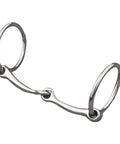 All Purpose Ring Snaffle Bit With 5 Inch Mouth And Two And A Half Inch Rings Nickel Plated Malleable Iron For Easy Talk To Your Horse