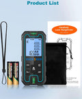 Pro Grade Laser Measuring Tool With 165 Feet Range Handy Red Laser Tape Measure Dual Bubble Levels For Precision Layouts