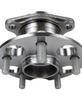 Rear AWD Wheel Bearing And Hub Assembly For Lexus RX330 RX350 RX400h Toyota Highlander And Venza 2004 Through 2016 5 Lug No ABS Replacement Budget Friendly Premium Quality Replacement For Easy Install And Quiet Performance, front view