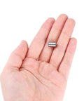 Small LM3UU Linear Bearing held in hand, 3mm Bore 7mm OD 10mm Length Dual Rubber Sealed Ball Bearings For CNC Machines And 3D Printers