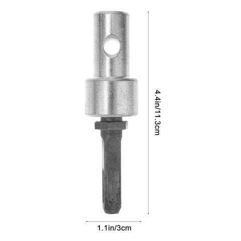 Heavy Duty Drill Chuck Earth Auger Adapter for Garden Drills and Electric Power Tools Drill Bit Converter Connecting Rod