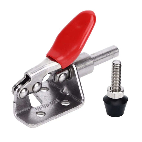 One Hand Quick Release Toggle Clamp In Stainless Steel With 99.2 Lb Clamping Force And A Push Pull Design
