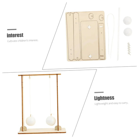 Two Piece Physics Experiment Kit With Floating Ball Tools For School Learning Safe Materials, base and components visible.