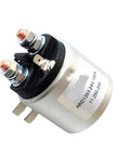 Heavy Duty Lift Pump Contactor 24V 150A Magnetic Relay for Excavators and Forklifts with copper terminals and rugged design.