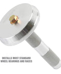 OEMTOOLS bearing race and seal driver with knurled metal handle and round disk head
