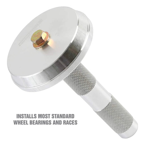 OEMTOOLS bearing race and seal driver with knurled metal handle and round disk head