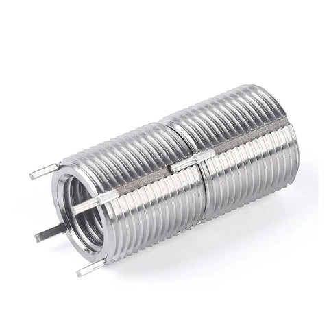 Heavy Duty Self Tapping Stainless Steel Thread Repair Inserts Thin Nuts M12 To M16 Size for car auto repair, showing detailed close-up.
