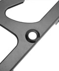 Heavy Duty Shoes Cabinet Hinge From Cold Rolled Steel With Black Finish showing pre-drilled hole detail