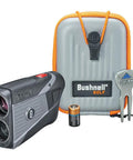 Golf Laser Rangefinder V5 Patriot Pack With PinSeeker Visual JOLT And BITE Magnetic Cart Mount NonSlope Model shown with case and battery