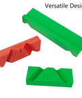 Top Shelf Manual Drill Bit Sharpening Guide Jig Set Of 3 features interchangeable green and red heads for 90 118 135 degree angles.