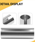Close-up view of Heavy Duty 7/8 To 1 Inch Crankshaft Adapter Sleeve Aluminum Taper Converter with stepped key details.