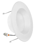 12 Pack 5 Inch And 6 Inch Retrofit Recessed LED Downlights 1300 Lumens Dimmable E26 Quick Connect Color Selectable fixture