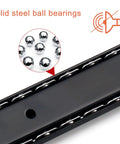 Heavy Duty Ball Bearing Drawer Slides Side Mount Cabinets Tables Built Tough As Nails Rust Resistant Steel Silent Smooth Glide Anti Collision Max Load Capacity Durability Workshop Store DIY Projects Without Glitches Or Annoyances, steel ball bearings