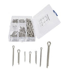 175Pcs Cotter Pin and Metal Clip Fastener Kit for Cars and Machinery Workshop with assorted sizes in a plastic case